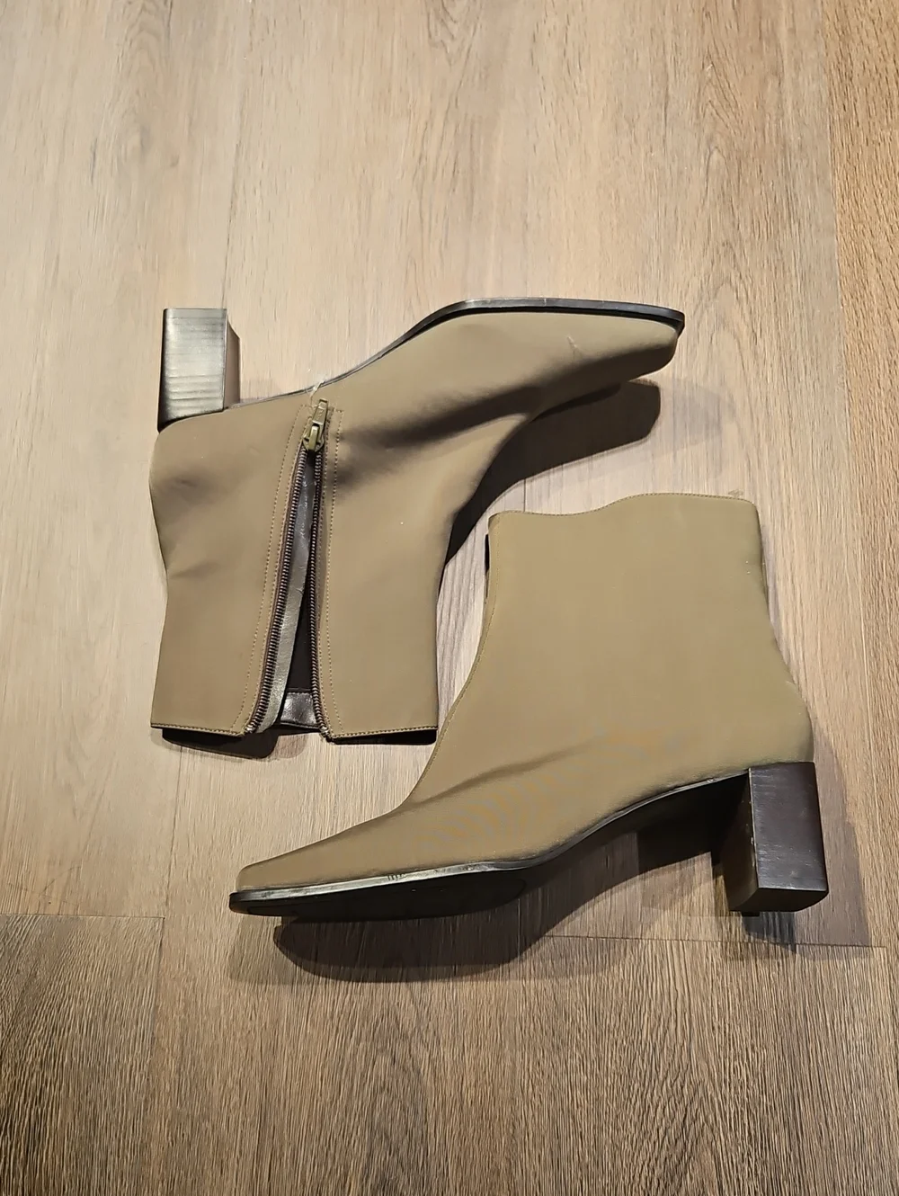 Easy Spirit Olive Ankle Boots, Nwot, Sz 10